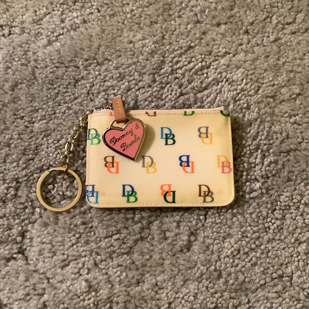 Vintage Dooney & Bourke Monogram Coin Purse